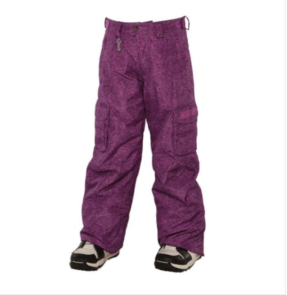 686 SMARTY Girls Mandy Insulated Snow Pants XL Purple Waterproof EUC